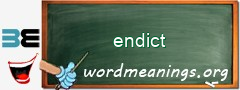 WordMeaning blackboard for endict